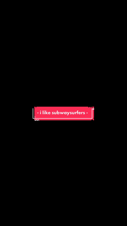 @SubwaySurfersPlayer:)