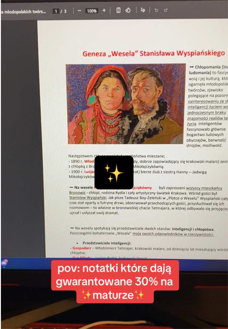 @Notatki Maturalne2026 | Polski