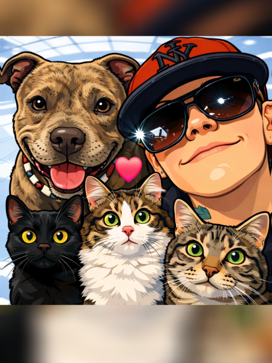 @RIMA et sa tribu 🐶🐱🐱🐱