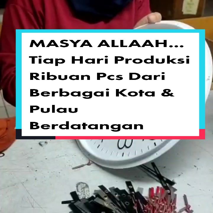 @Pabrik Jam Dinding Custom