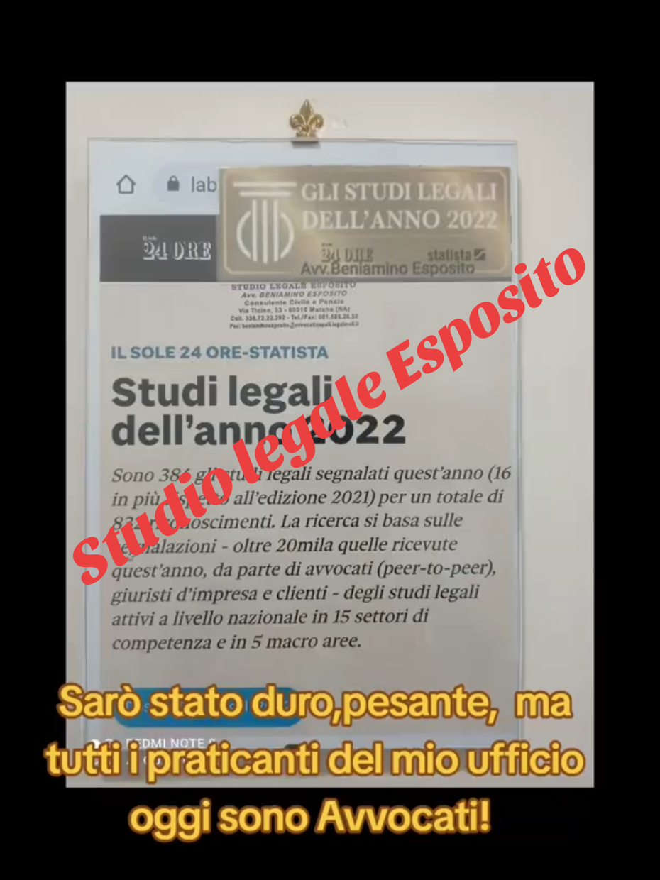 @BeniaminoEspositoAvvdopopolo