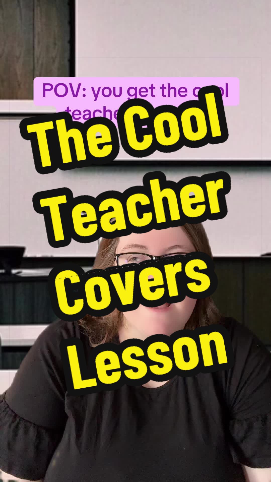 @Amber ISN’T a teacher