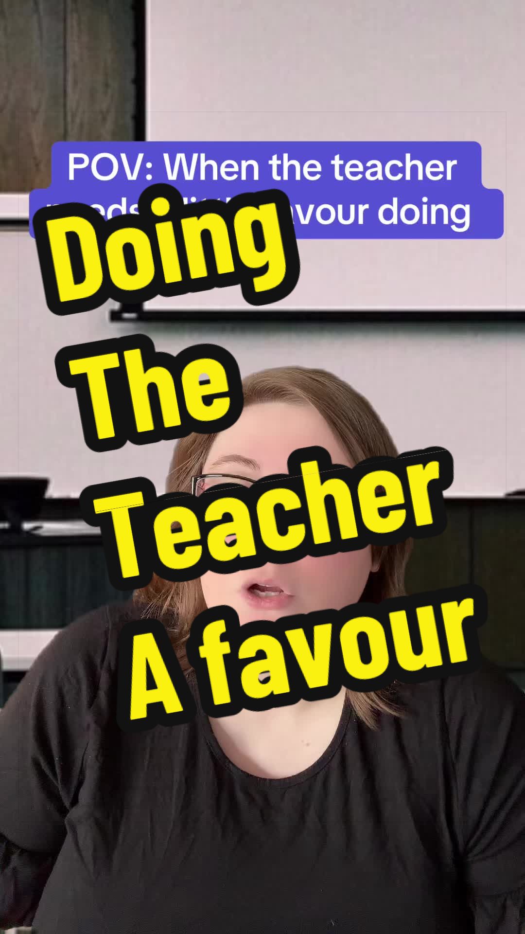 @Amber ISN’T a teacher