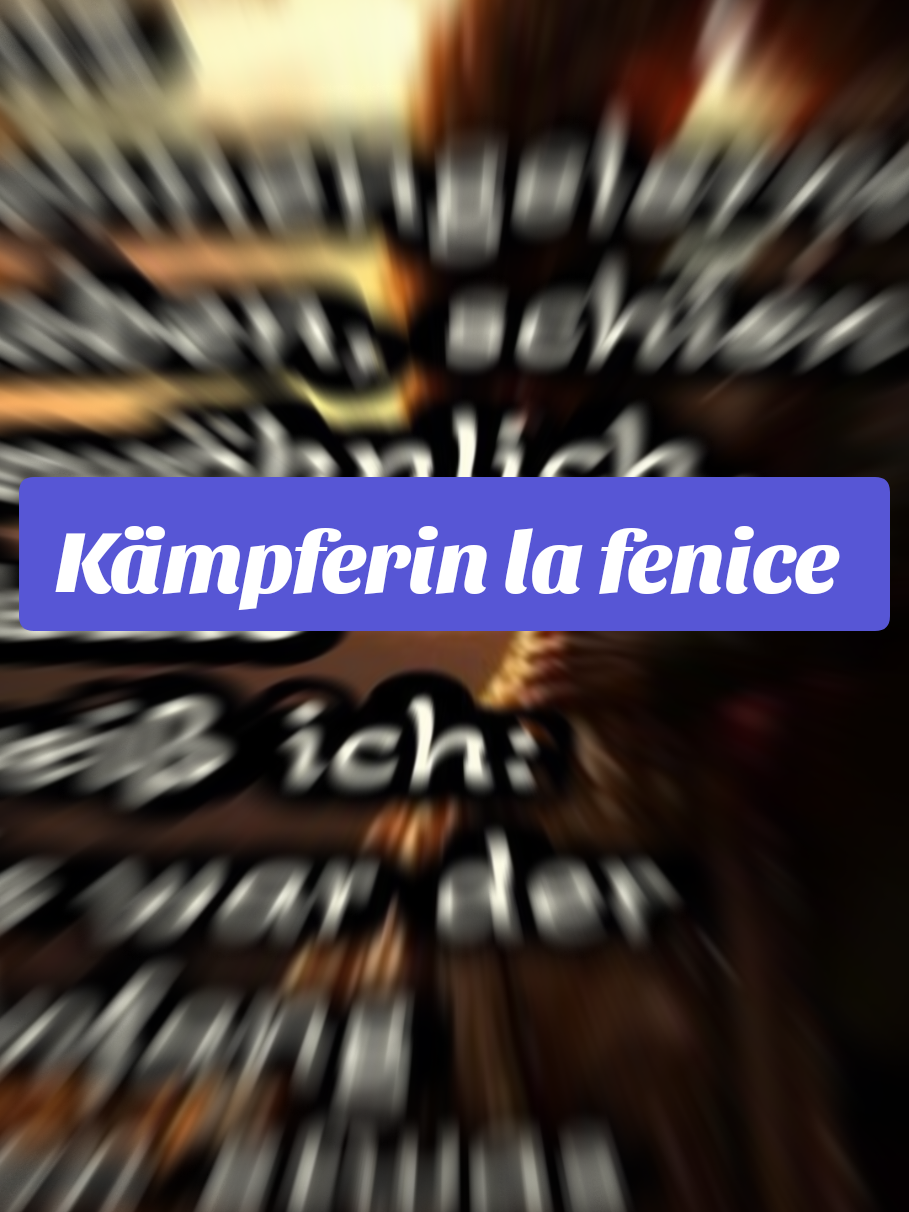@Kämpferin la fenice