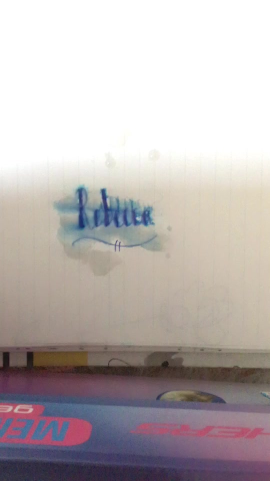 @💙 Water writing ✍️