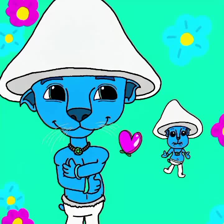 @smurf cat