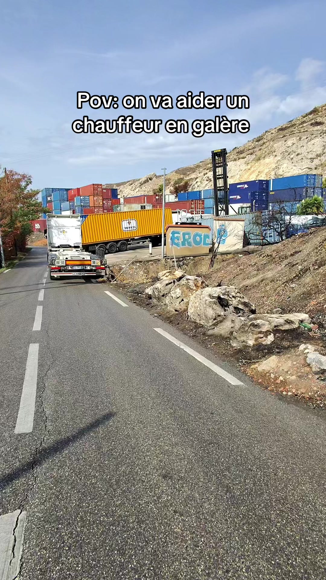 @Routier container 💙🤍