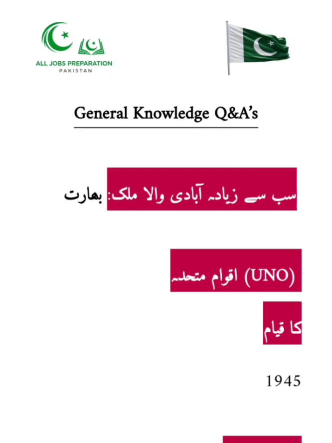 @All Jobs Preparation Pakistan