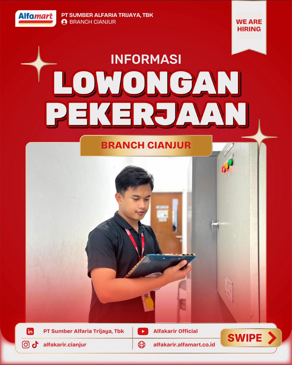 @KARIR ALFAMART BRANCH CIANJUR