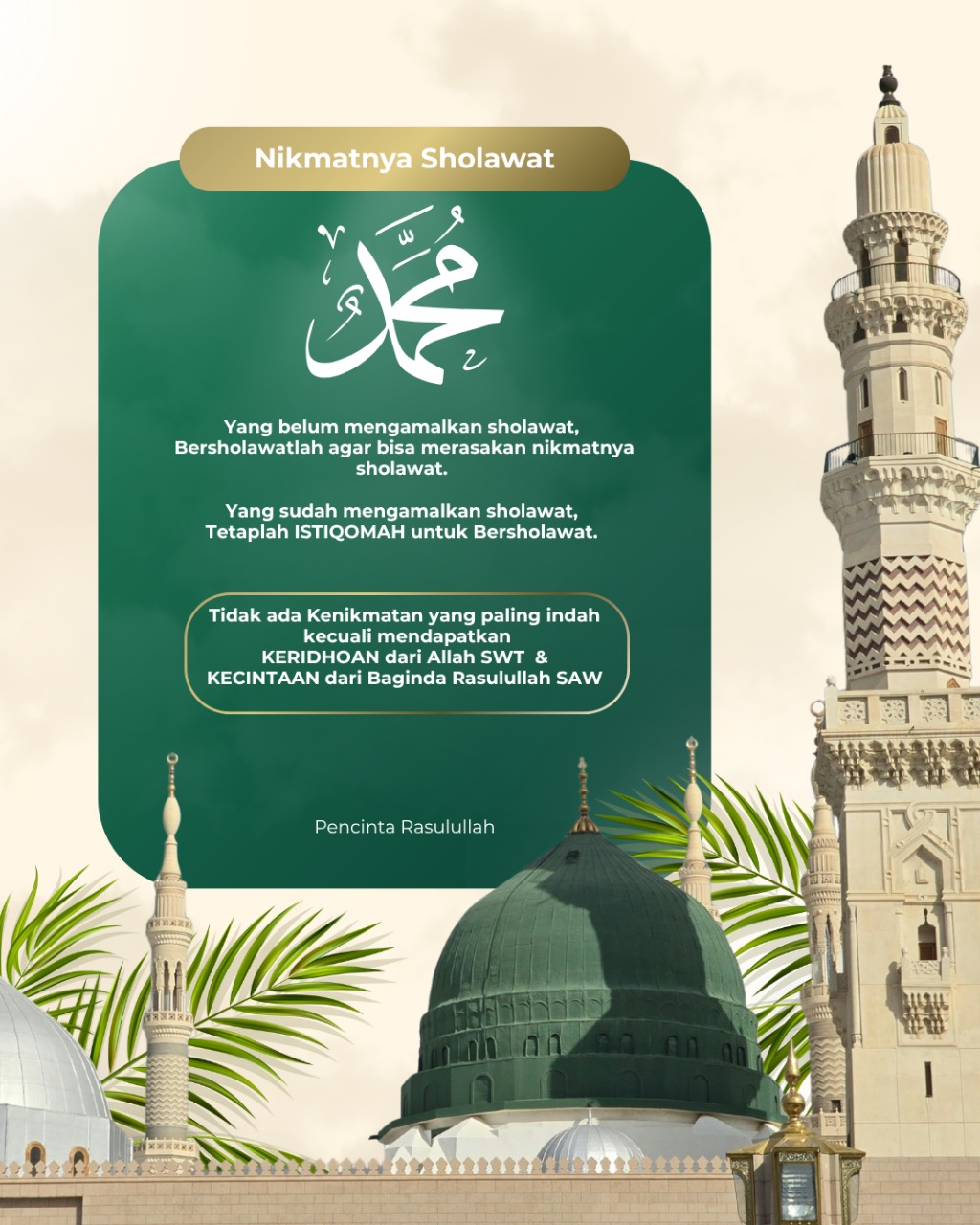 @Pencinta Rasulullah