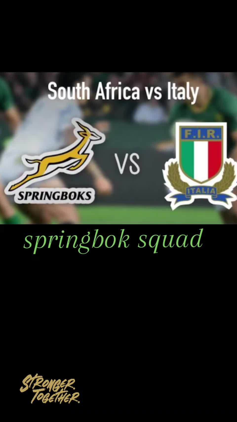 @Only SA rugby