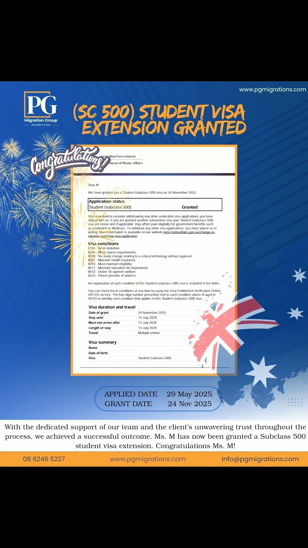 @PG MIGRATION GROUP PERTH