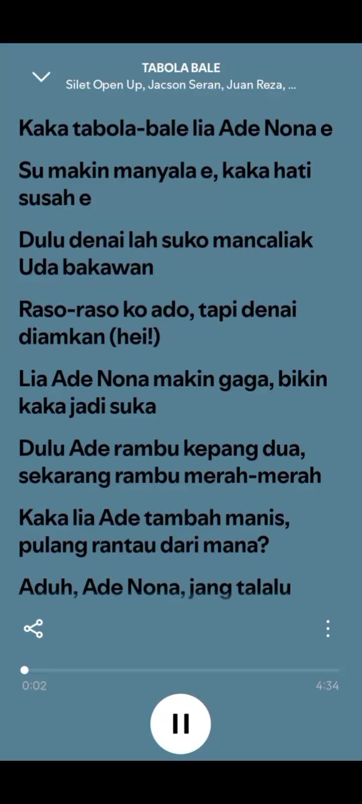 @Lirik lagu