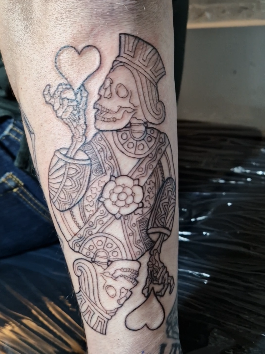@Crying King Tattoos