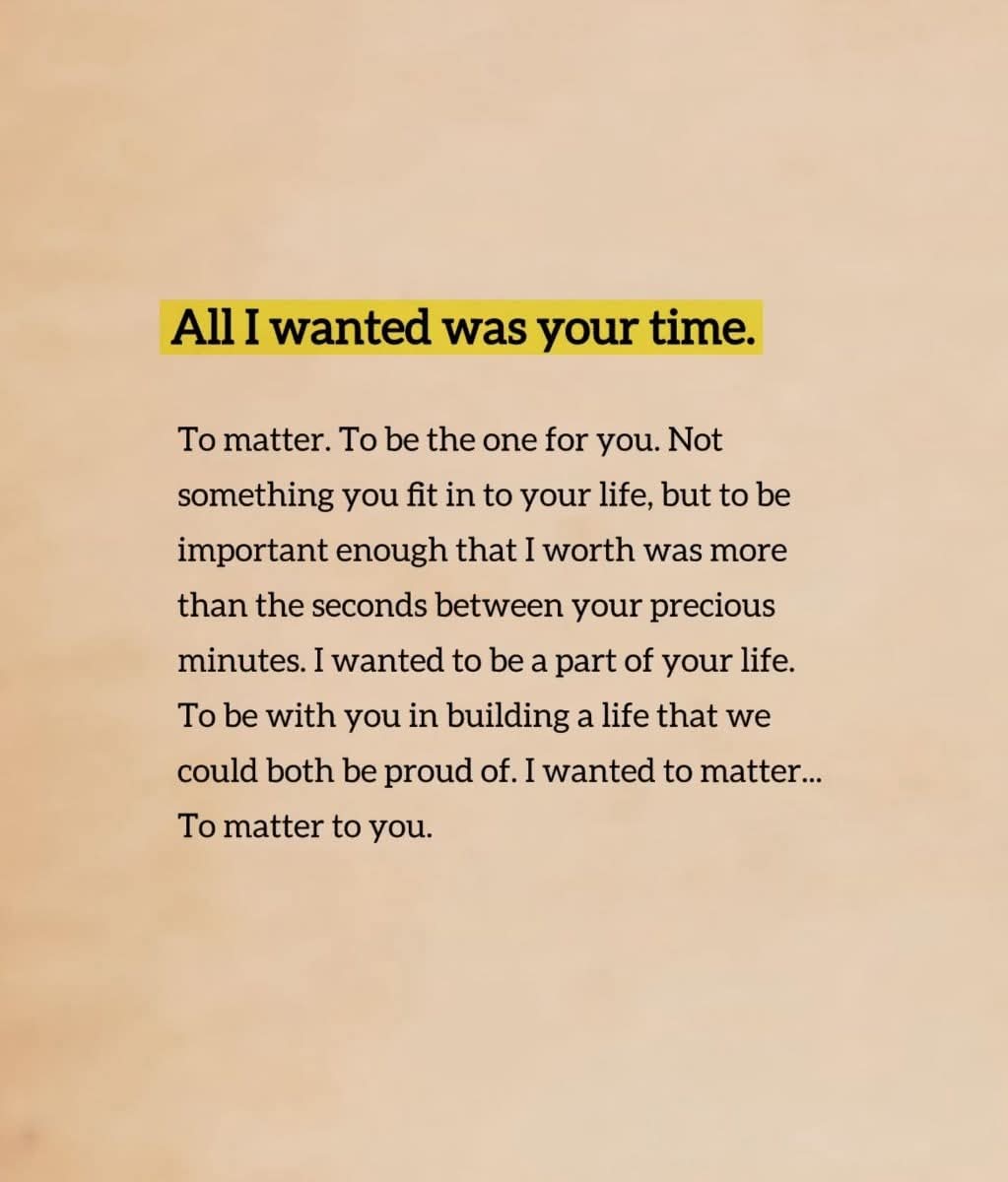 @Forever yours,  Faithfully.