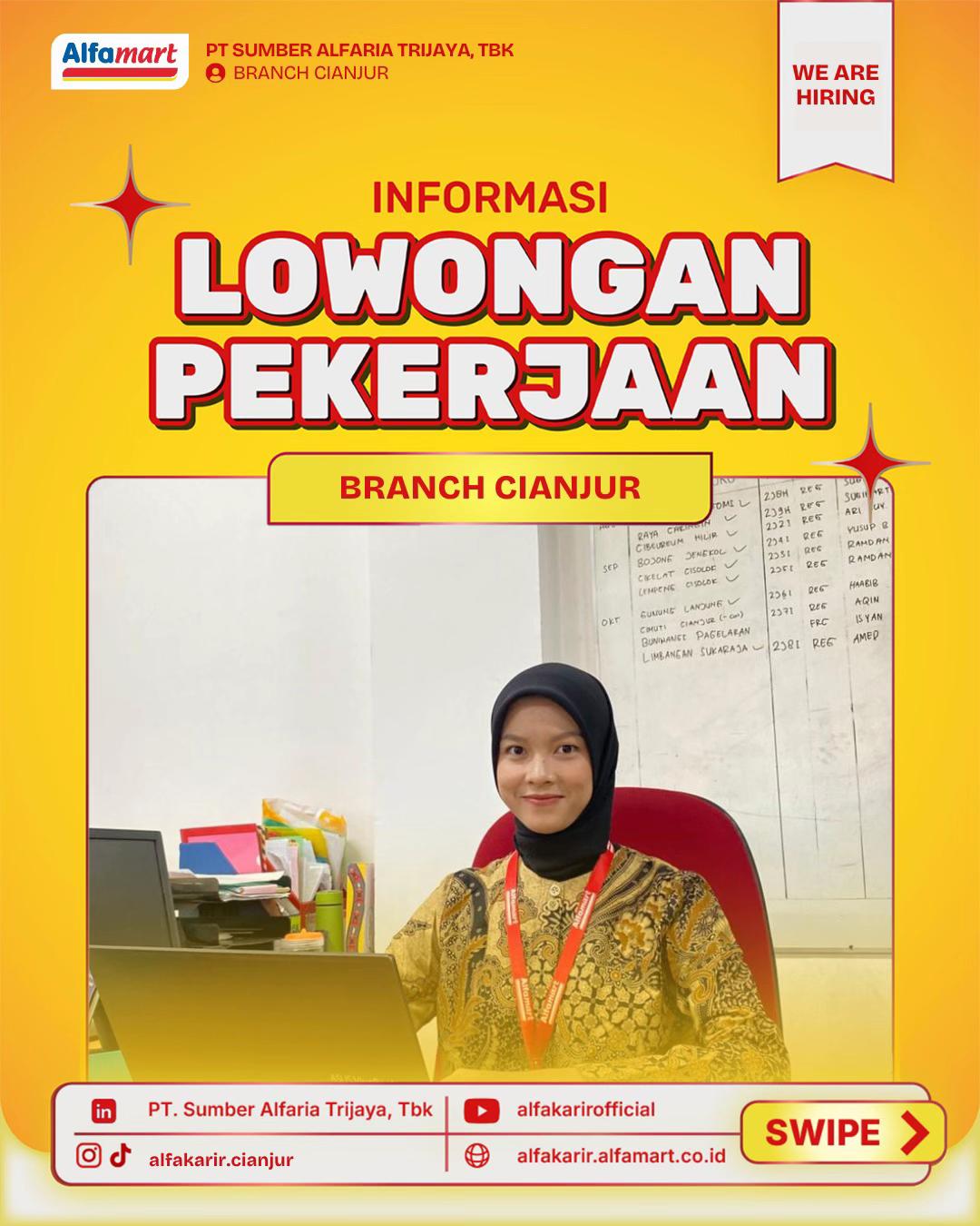@KARIR ALFAMART BRANCH CIANJUR