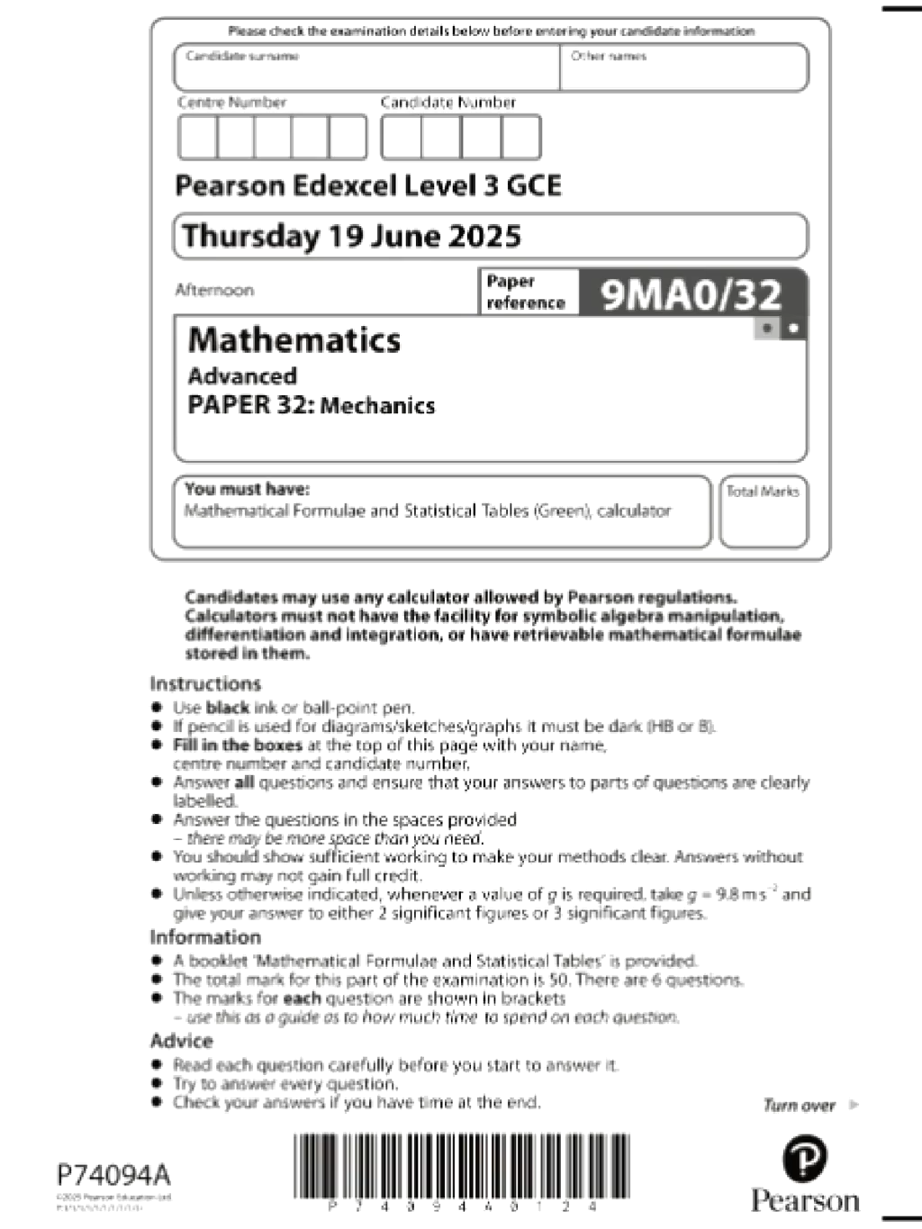PEARSON EDEXCEL A LEVEL MATHEMATICS | studypartner1 (@studypartner1)