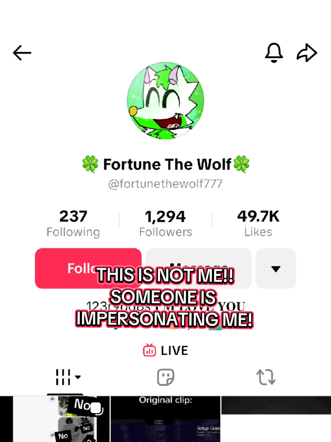 @🍀Fortune The Wolf🍀