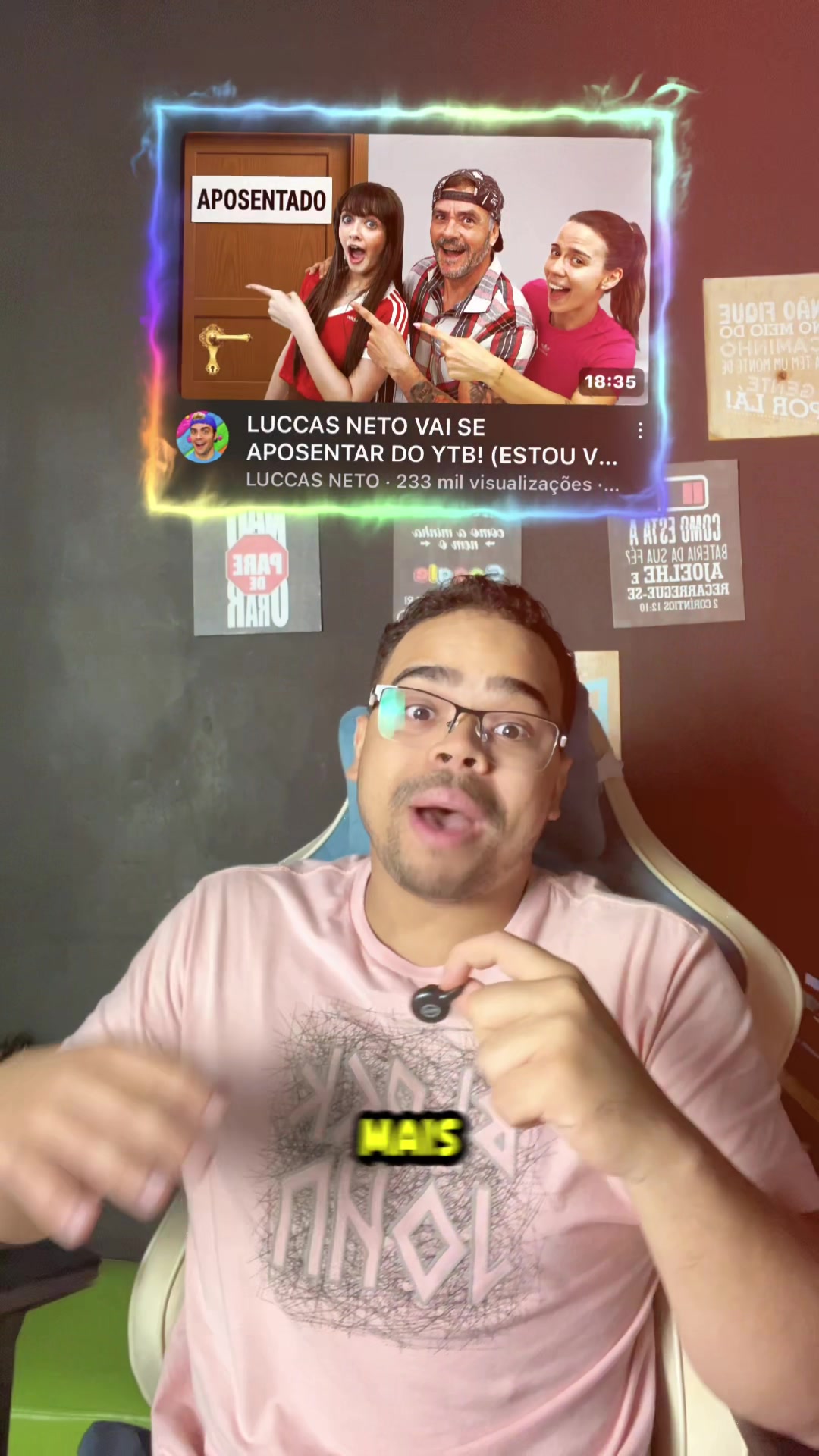 LUCCAS NETO VAI SE APOSENTAR DO YTB | danielrodriguesyt ...