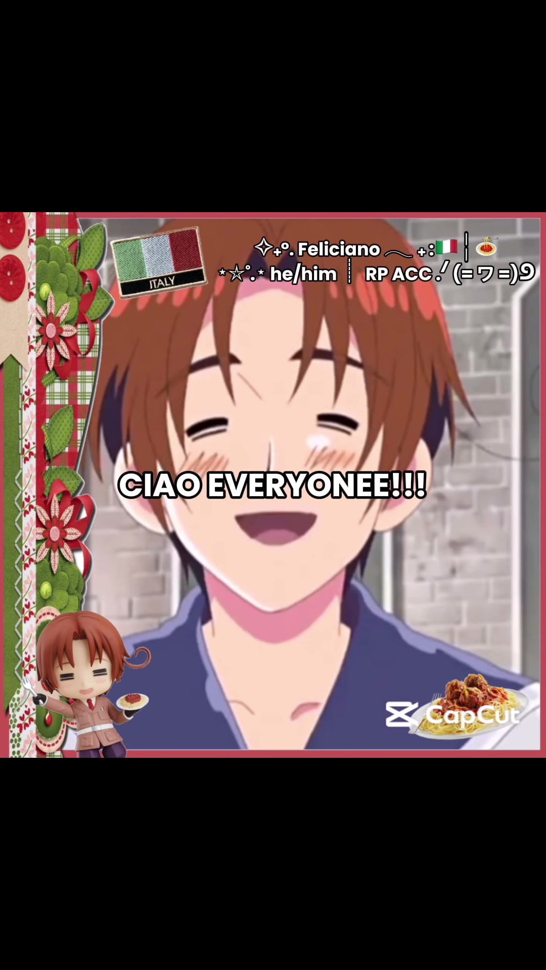 @Feliciano!! (&ge;ヮ&le;)Ⳋ ꒰🌍🍝꒱