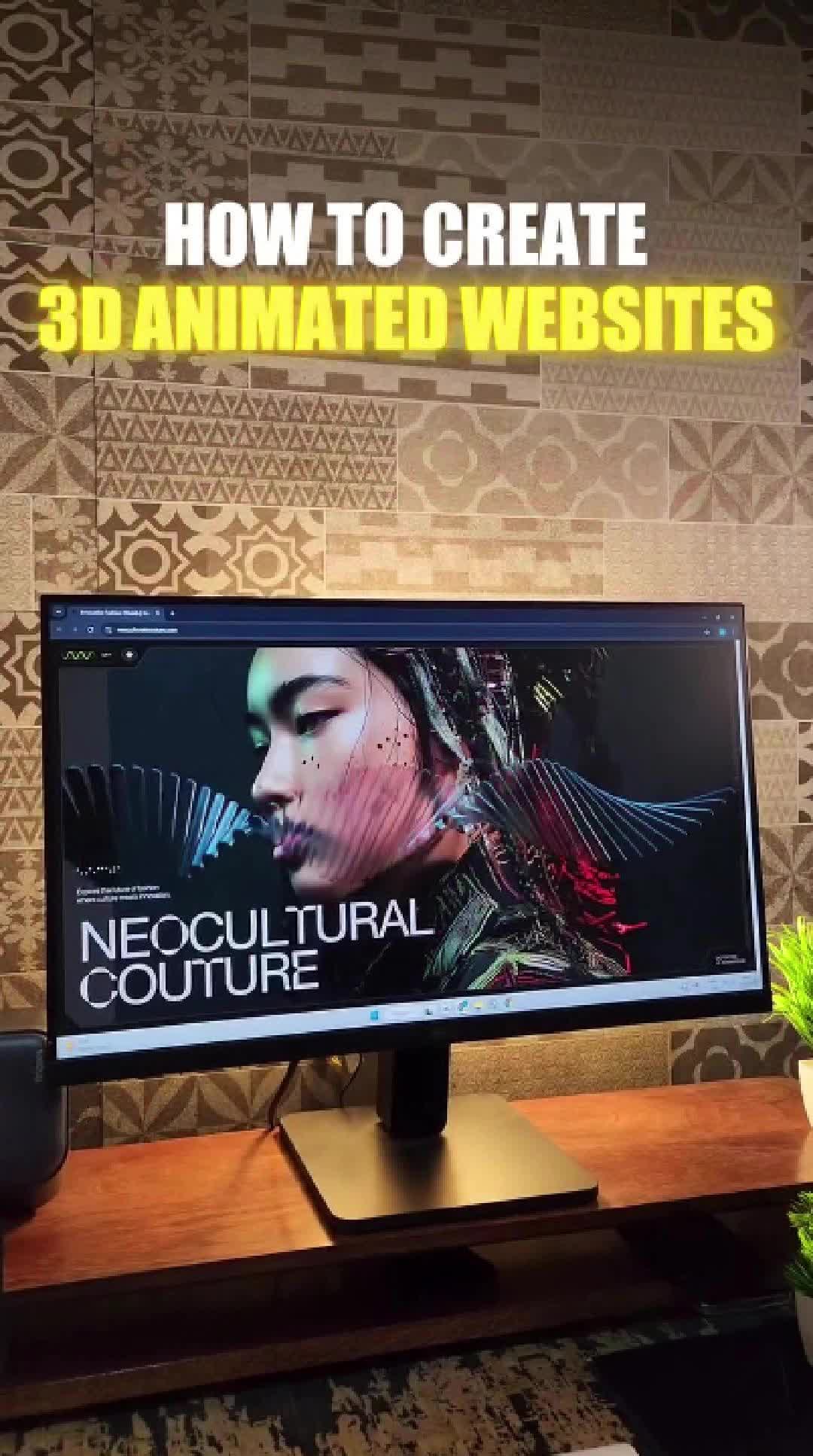 Build a 3D animated website in | Tech Tips & AI Tools (@lit_socials)