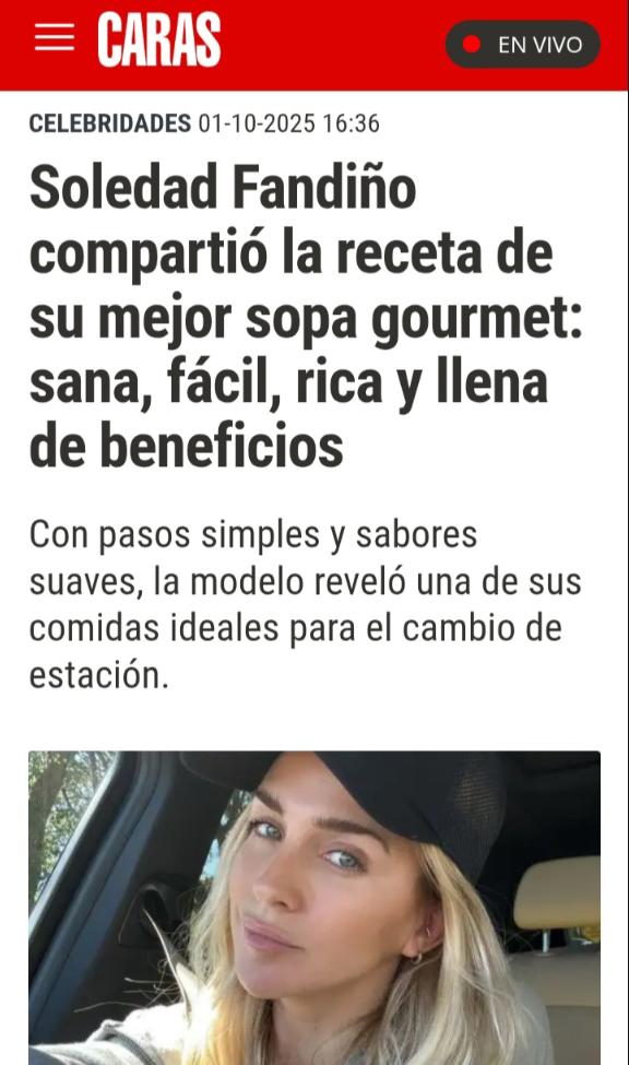 @Soledad Fandi&ntilde;o TvHost/Actriz