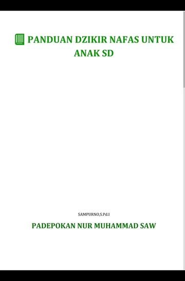 @Padepokan Nur Muhammad SAW