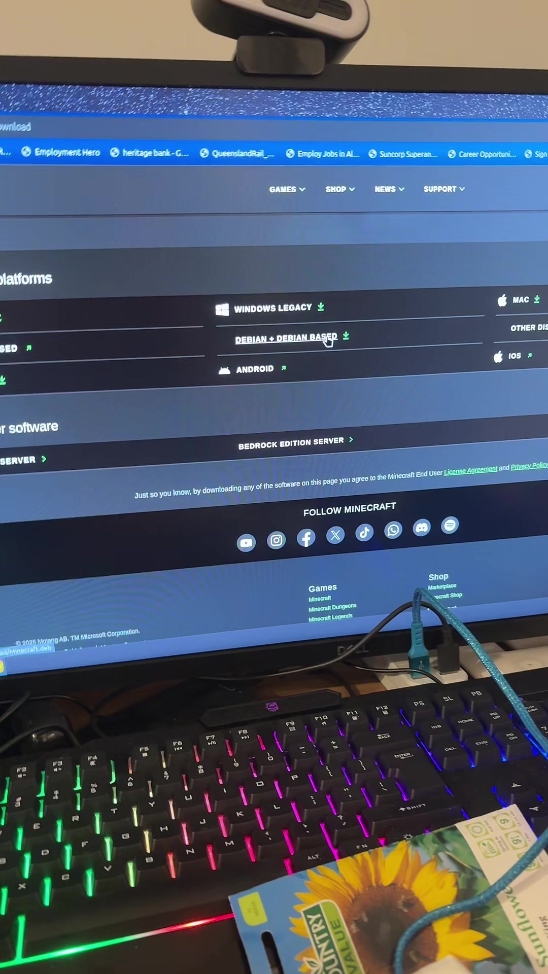 Linux Bionic Minecraft Installing Minecraft on Linux Mint | JBMackintosh (@dbateson06)