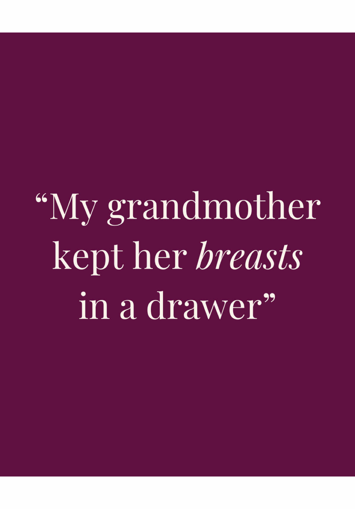 @Myya | Breast Cancer Care