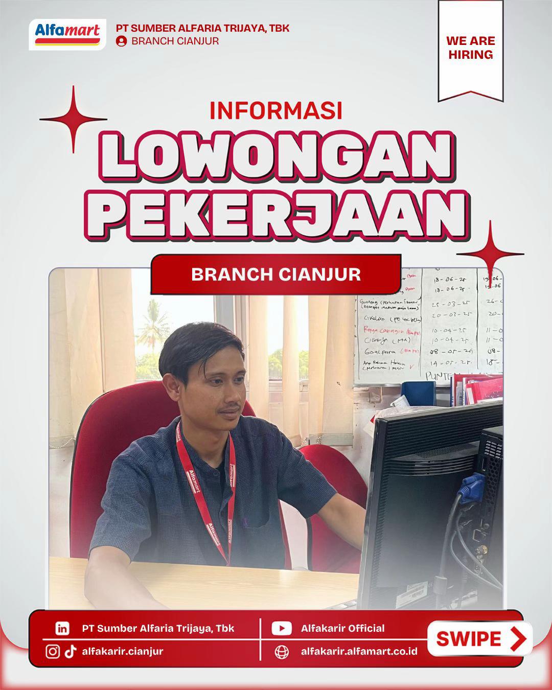 @KARIR ALFAMART BRANCH CIANJUR