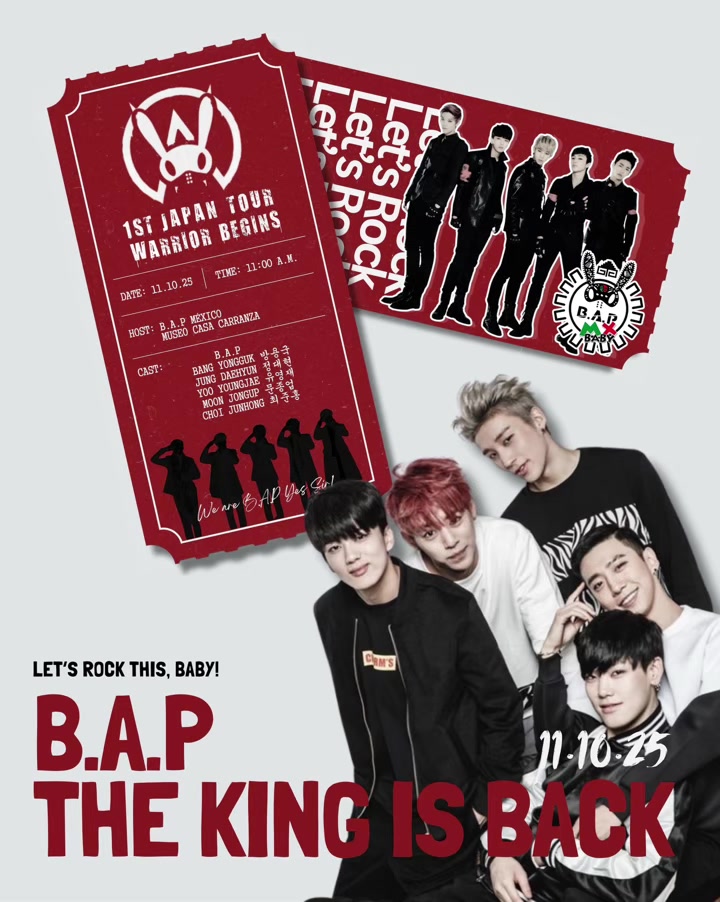 @🐰 B.A.P M&eacute;xico 🇲🇽