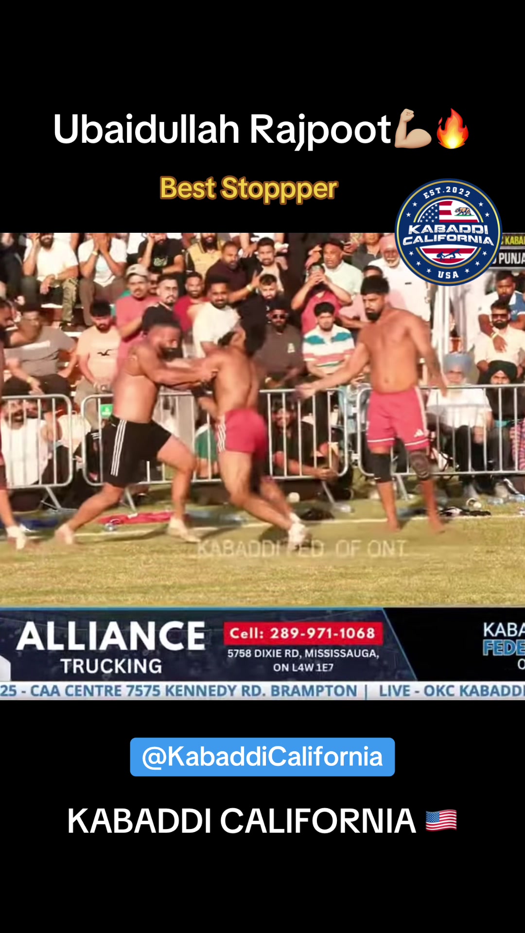 @Kabaddi&ensp;California