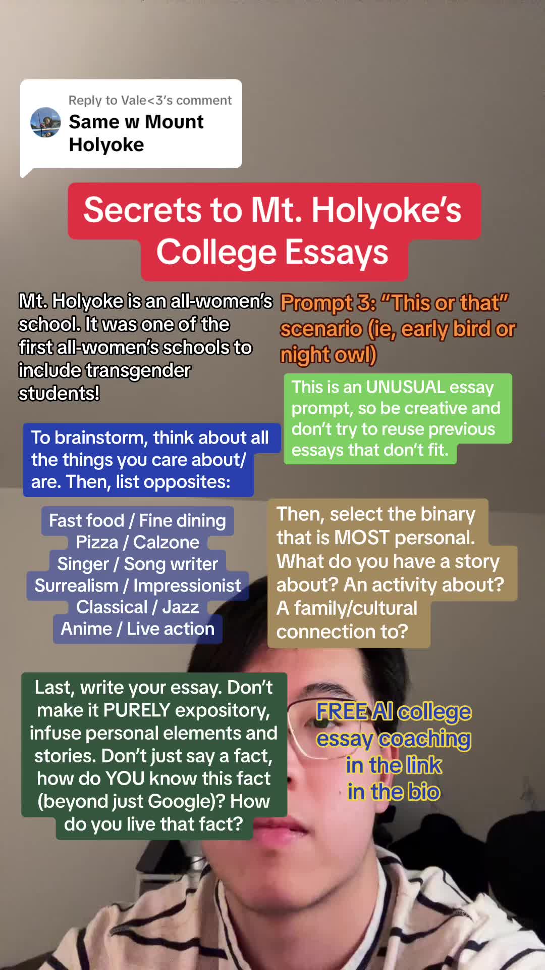 @Harvi &mdash; your AI college coach