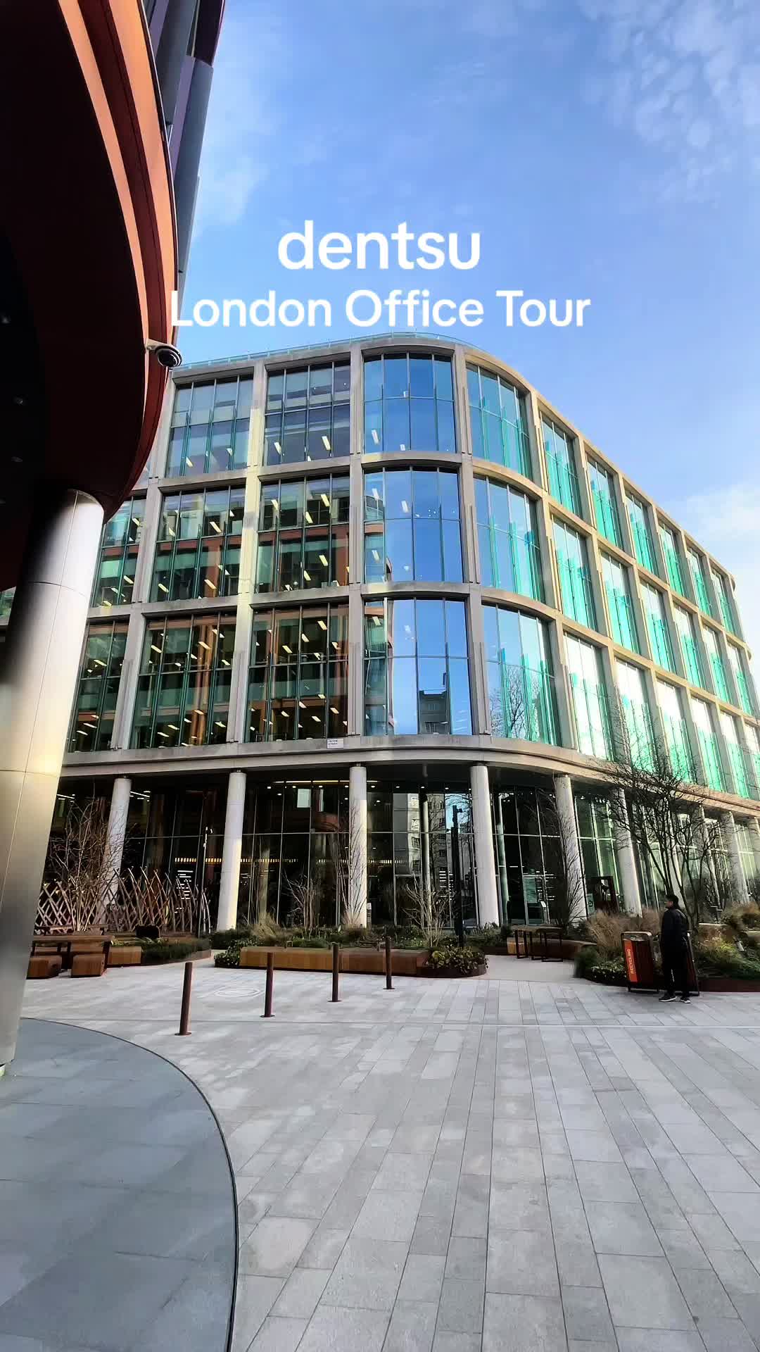 A tour of the dentsu London office with | dentsu (@dentsu_global)