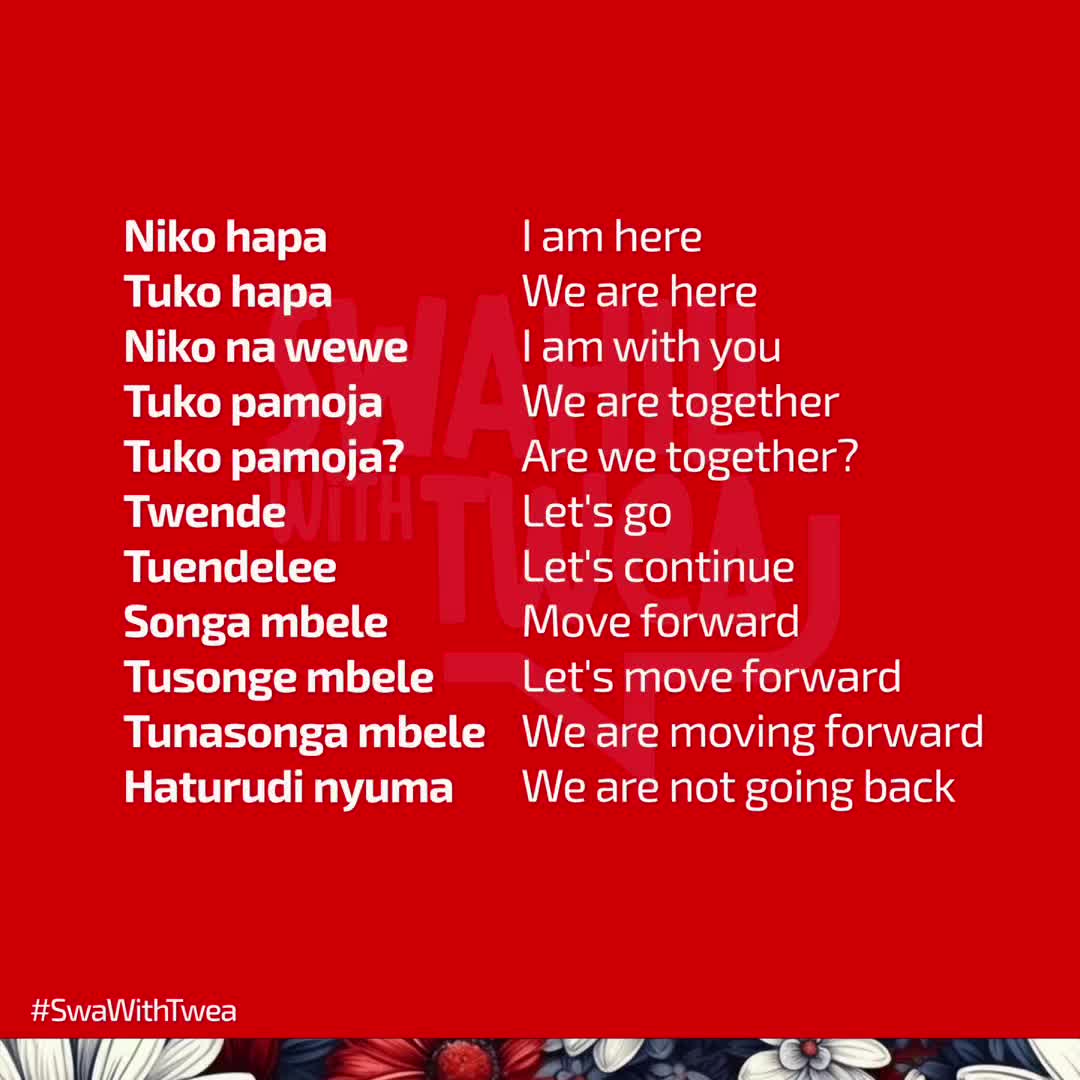 @Swahili With Twea