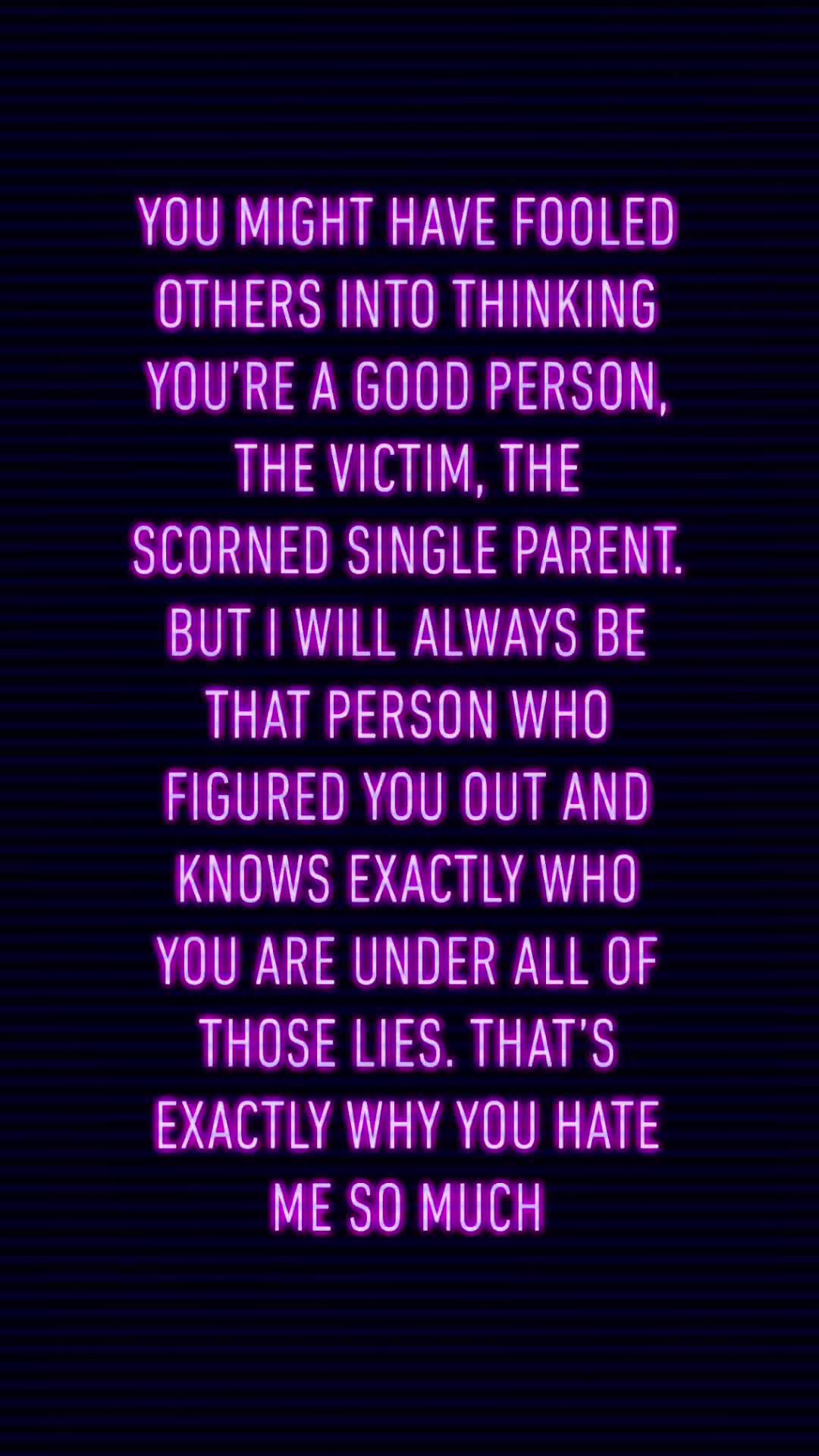 @Yours truly