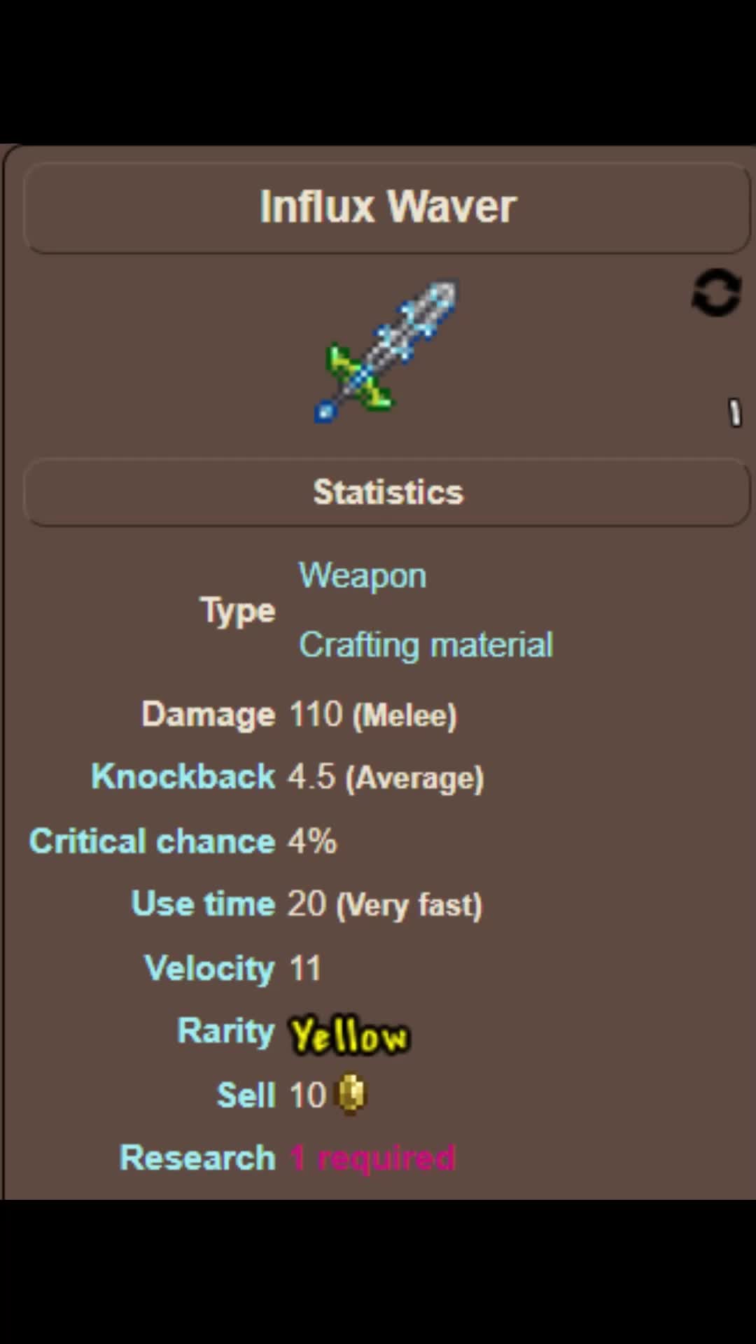 @Terraria Weapons Showcase