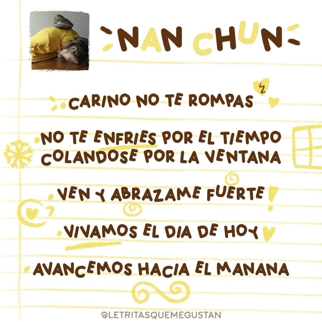 @Lyrics de canciones que amo!;)