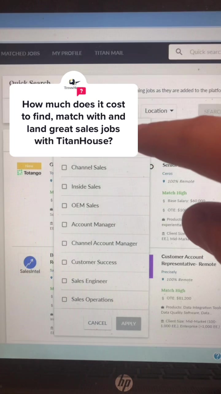 @Titanhouse | Tech Sales Jobs
