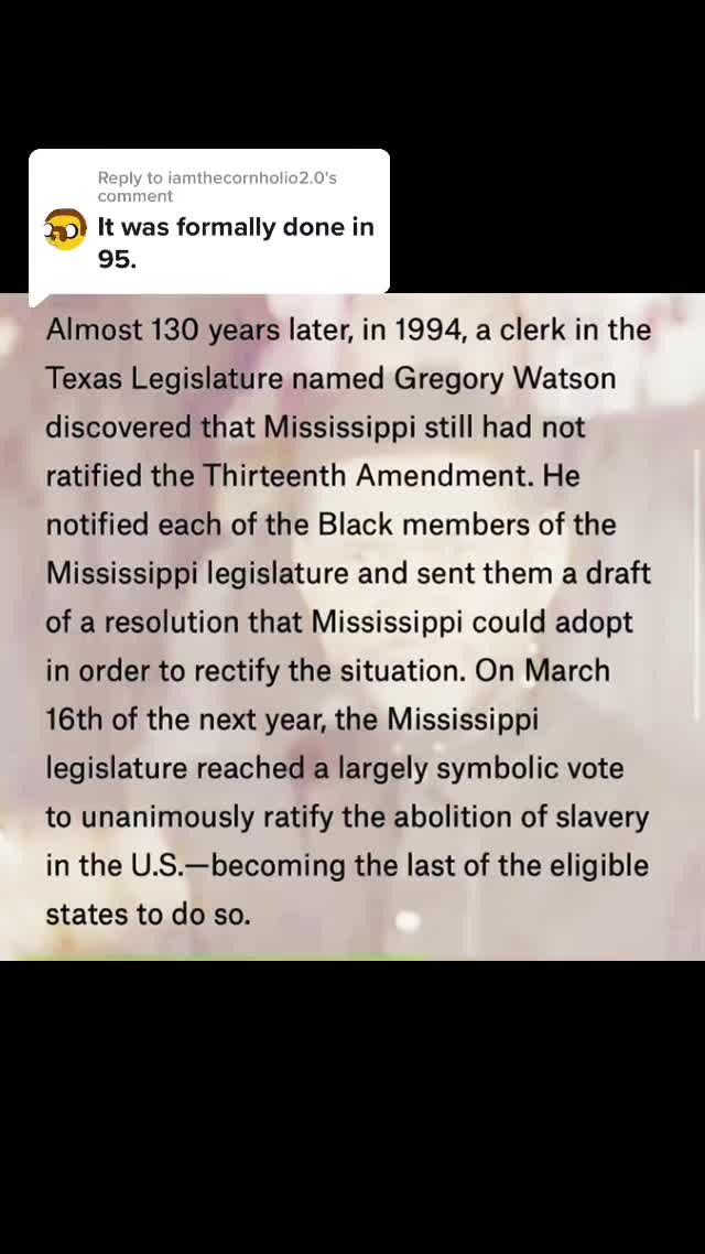 @Quick History Lesson