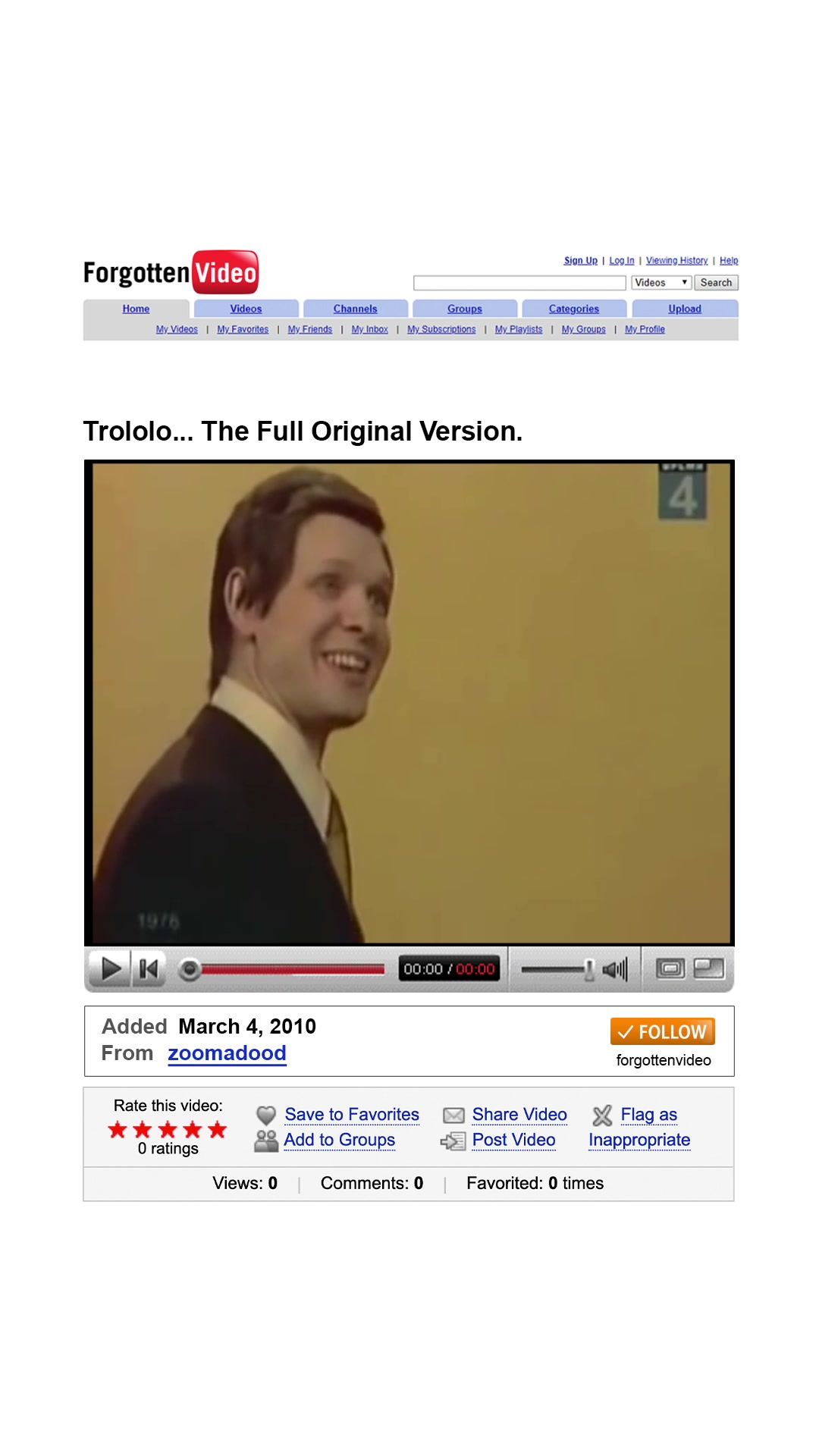 @ForgottenVideo&trade;