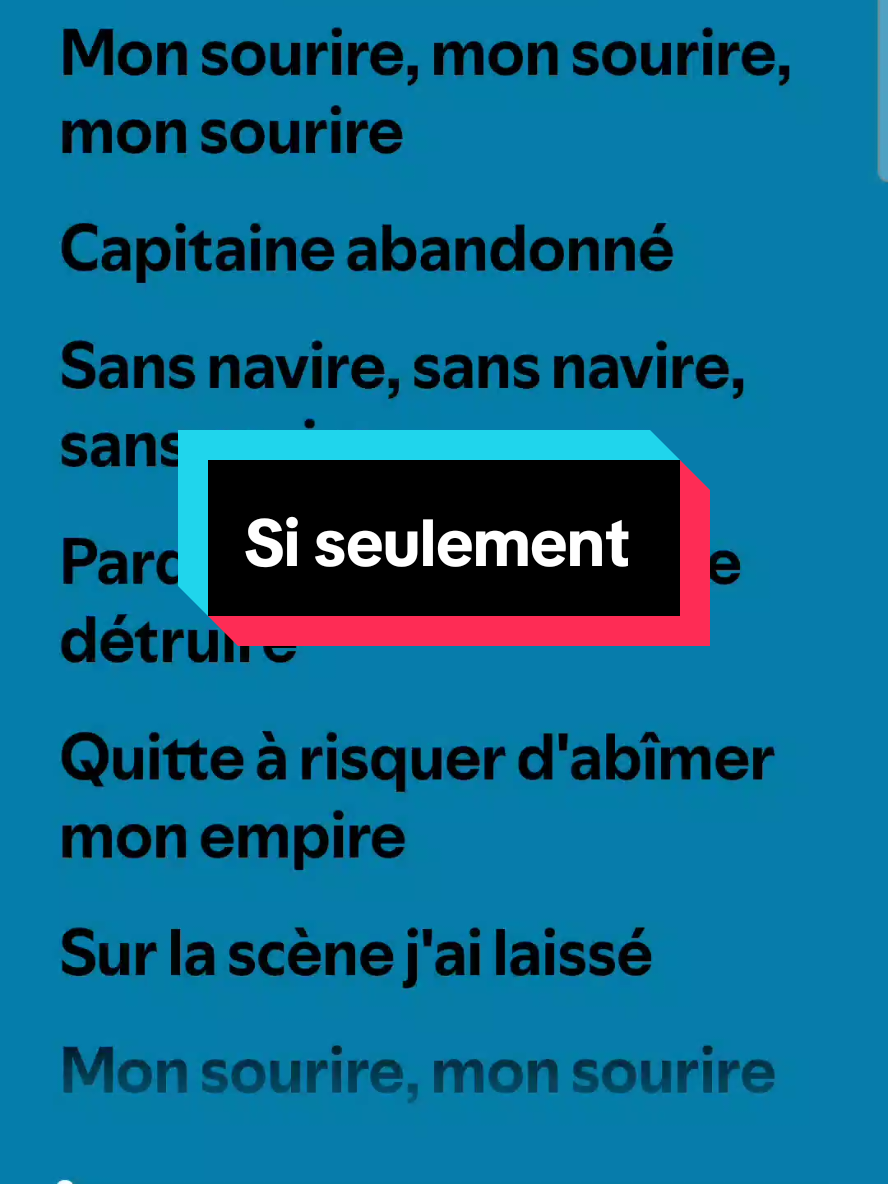 @Parole des chansons