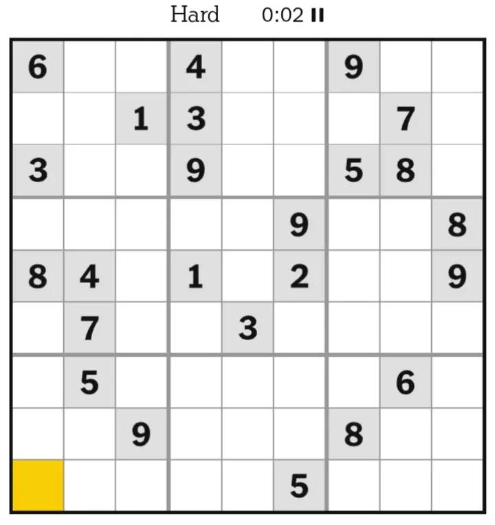 @NYT Sudoku
