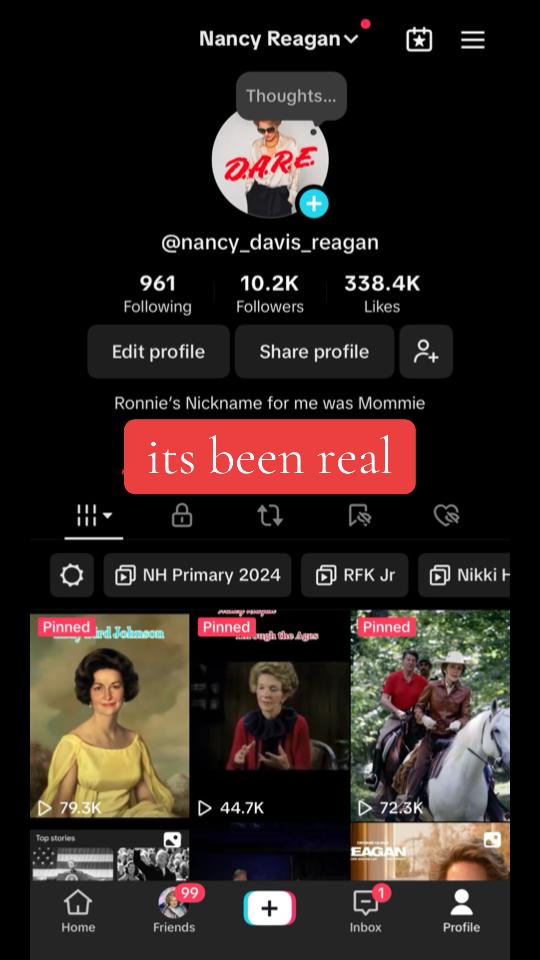 @Nancy Reagan