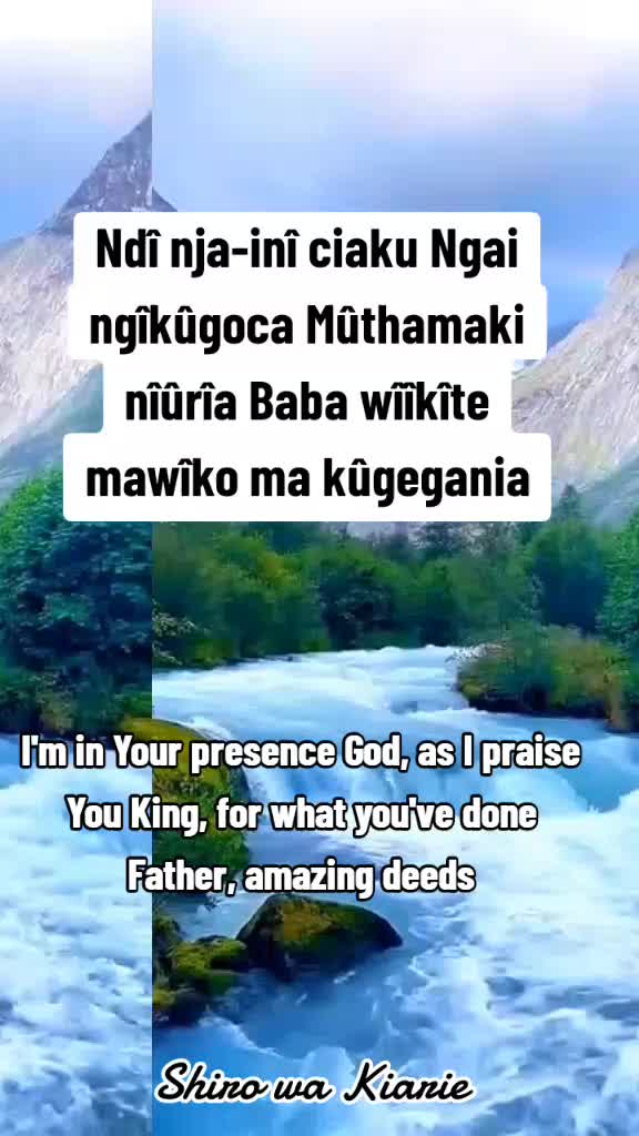 @Shiro Wa Kiarie
