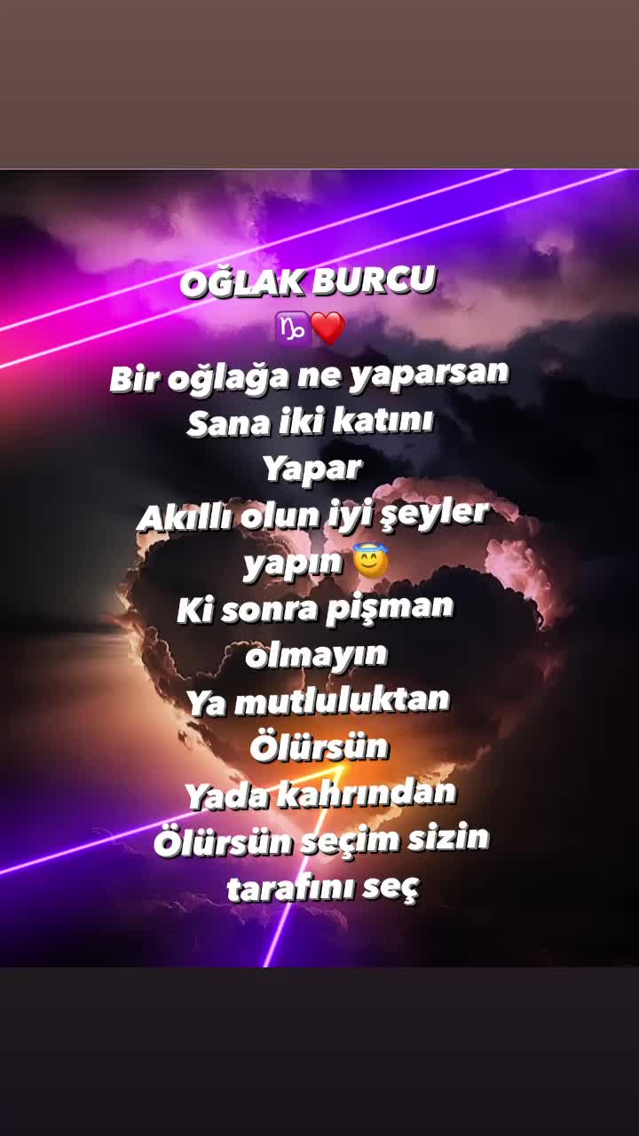 @♑️♑️OĞLAK/OLMAK♑️♑️