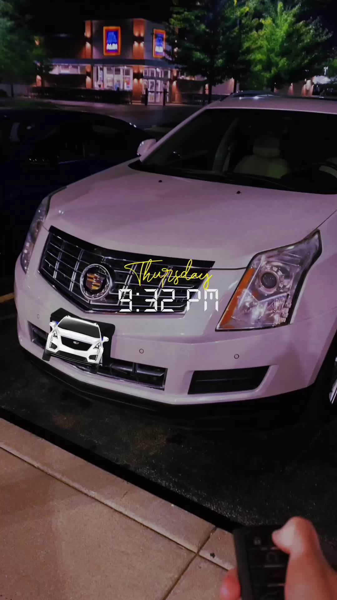@white caddy maddie