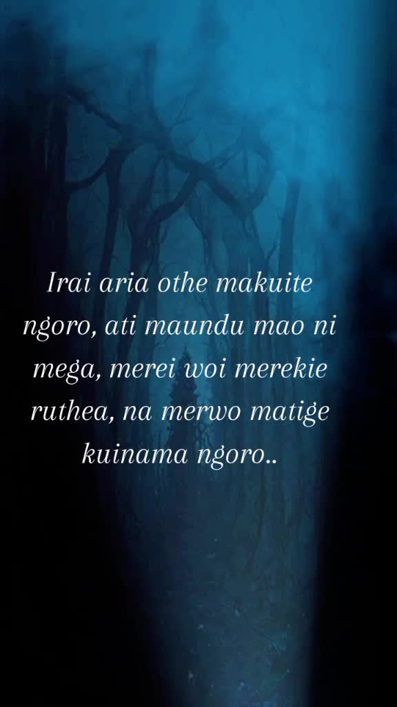 @Gathaiya Kamau