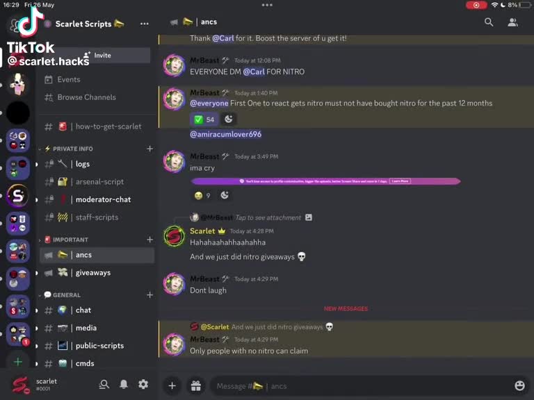 @Scarlet Gameplay