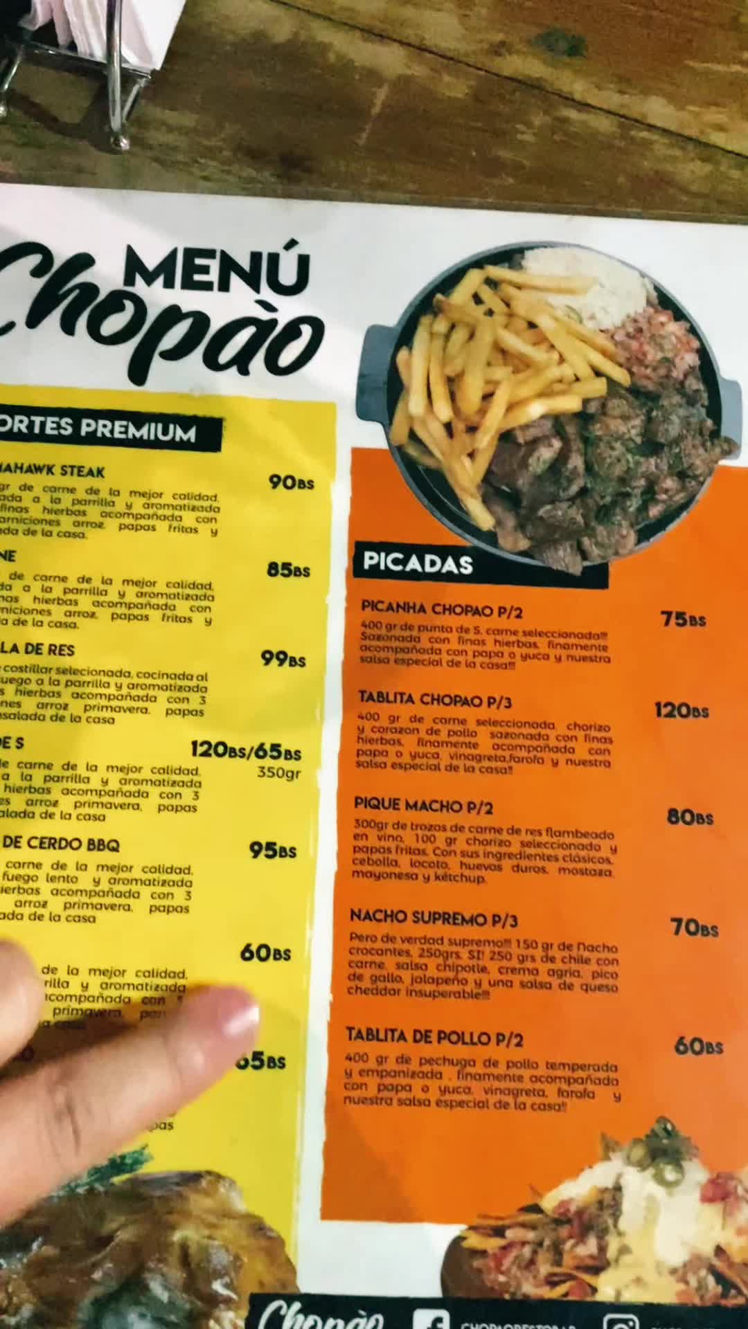 @CHOP&Atilde;O FILIAL